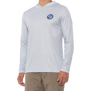 All American Fisherman Men's Tee XXL Bass Stripes Logo Hoodie UPF 30 NWT